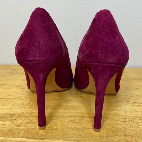 Vince Camuto Rallien Sude Peep Toe Pump Heels - Picture 4 of 7